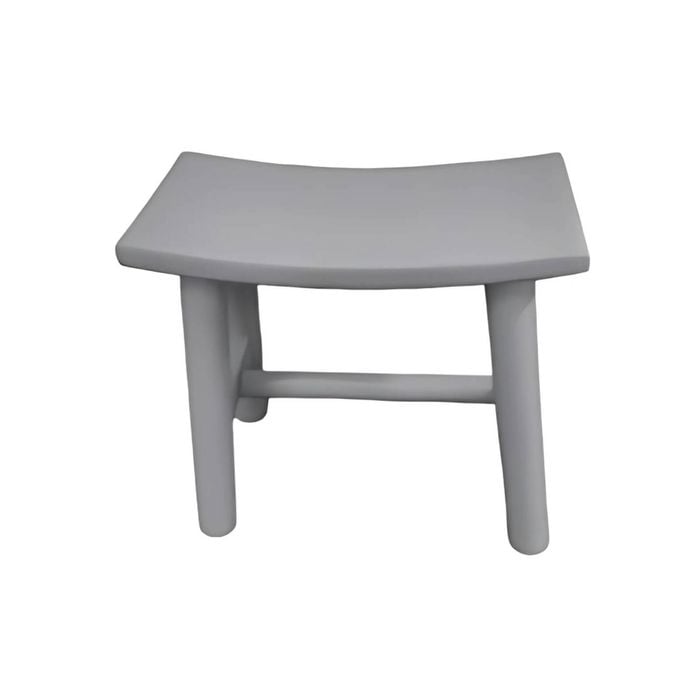 Elegance Living 51x27x48cm Light Grey Barire Stool