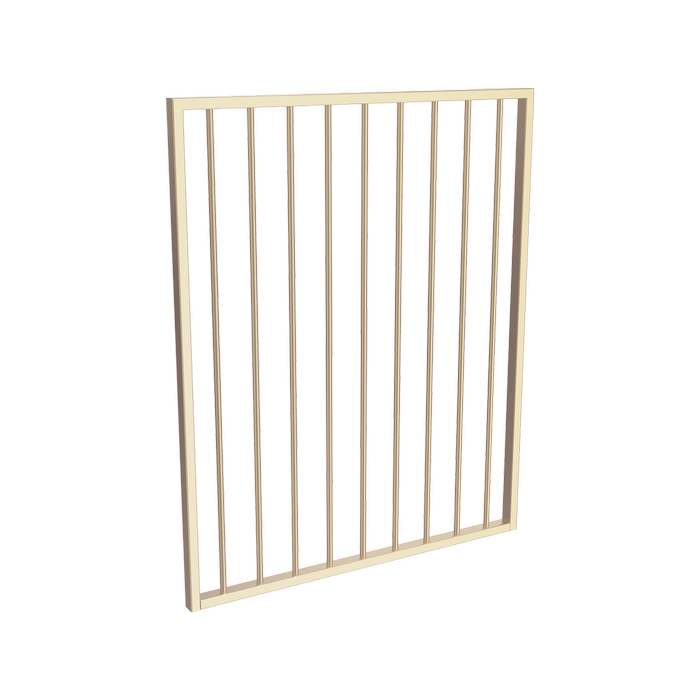 ProtectorAl 975 x 1200mm Primrose Aluminium Flat Top Pool Gate