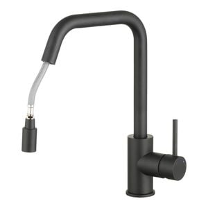 Estilo 35mm Matte Black Side Lever Pull Down Sink Mixer