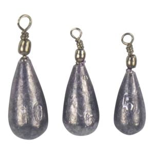 Swimerz 5gm Teardrop Sinker, Lead, 20 Pack