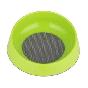 OH BOWL Green Cats Hairball Prevention & Oral Health Care Bowl