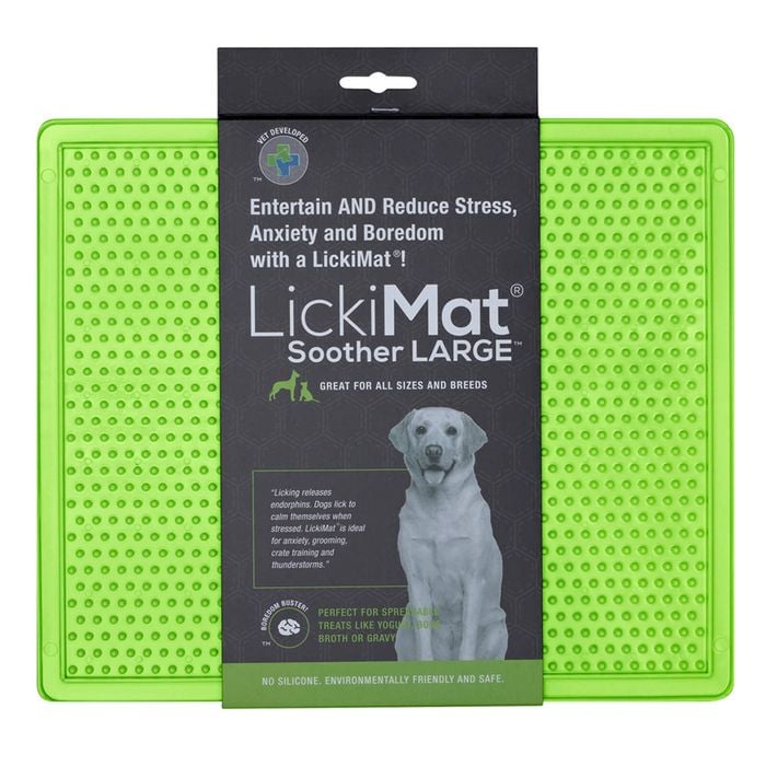 LickiMat Soother 30 x 25cm Green XL