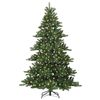 vidaXL Artificial Hinged Christmas Tree Green 180 cm PVC and Steel