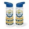 AFL Clear Tritan Drink Bottle 650ml - West Coast Eagles - 4 Wrist Bands