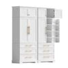 Artiss 2x Buffet Sideboard Pantry 200cm White
