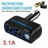 double cigarette lighter socket bunnings Car Cigarette Lighter Splitter Adapter | Dual 12v Sockets + 2 Usb Ports  With Led & Fast Charge