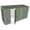 Build-A-Shed 1.2 x 3.7 x 2.0m Skillion Single Hinged Side Door Shed - Green