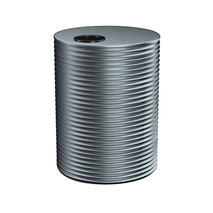 Kingspan 1000L Round Steel Water Tank - Deep Ocean 900mm x 1860mm