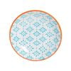 Nicola Spring Hand Printed Sauce Dish - Japanese Style Porcelain Salad Serving Plate - 10cm