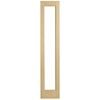 Corinthian 2040 x 400 x 40mm Entrance Door Blonde Oak Clear Glass AWEOSL21