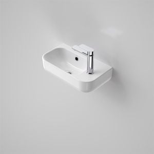 Caroma Luna Hand Wall Basin 1 Tap Hole