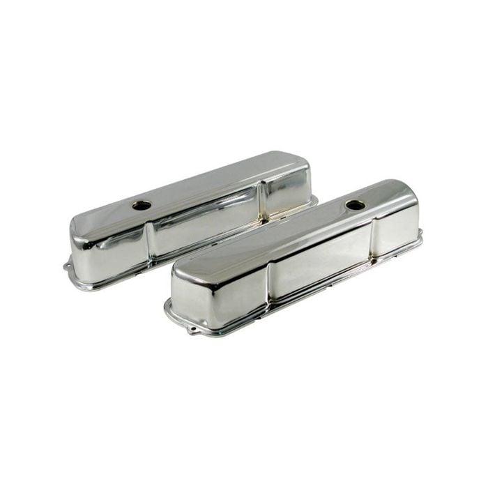 Chromed Steel Holden V8 Rocker Cover 253 308, Smooth Finish