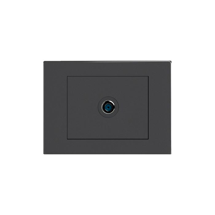 HPM VIVO 1 Gang TV Foxtel Outlet - Grey