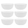 6PK Ecology 16cm Canvas Noodle/Soup Bowl Coupe Dinnerware - White