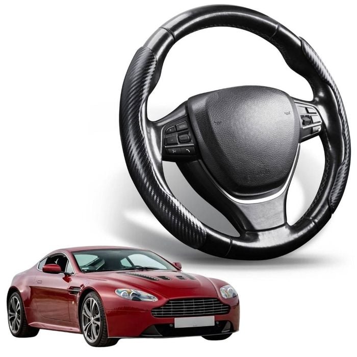 Segmented Steering Wheel Cover for Aston Martin V8 Vantage Coupe 2009 - 2018 (V12)