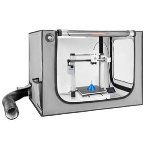 VEVOR 3D Printer Enclosure Grey with Ventilation Dustproof Waterproof for Bambu Lab A1 Combo