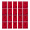 20x Spirax P101 Protective Cover Exercise Book A4 48 Pages 9mm Dotted Thirds Red