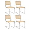 Levede 4pcs Cesca Replica Rattan Cantilever Dining Chairs