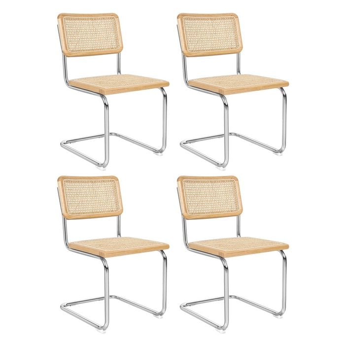 Levede 4pcs Cesca Replica Rattan Cantilever Dining Chairs