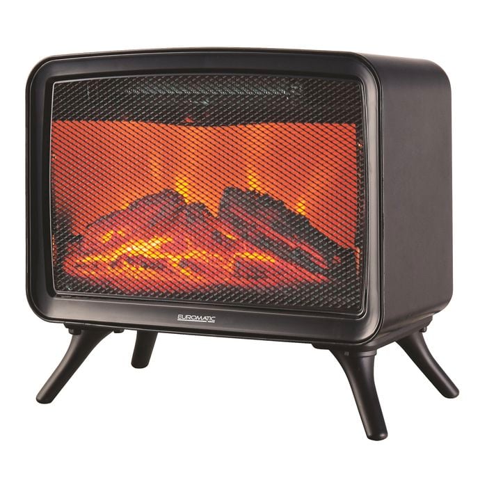 Euromatic 1600W Electric Fireplace Heater