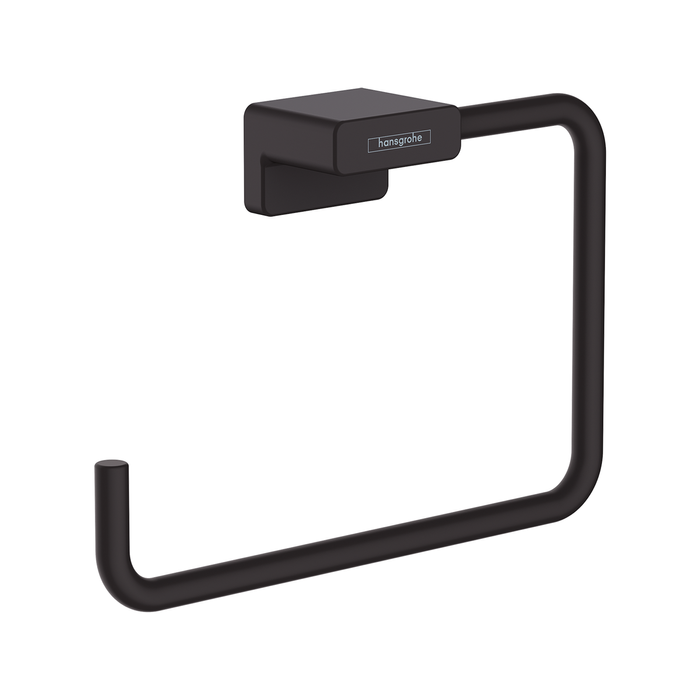 Hansgrohe Matte Black AddStoris Towel Ring