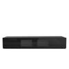 2.4m Black Grandora TV Cabinet