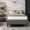 Bed Frame Mattress Foundation Dark Grey Queen