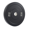 Kangaroo Fitness 20KG Black Bumper Plate – Durable & Reliable Weight Plate