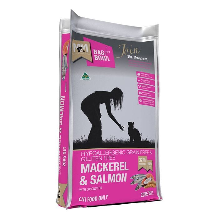 Meals For Meows (mfm) Mackerel & Salmon With Coconut Oil Dry Cat Food 20 Kg