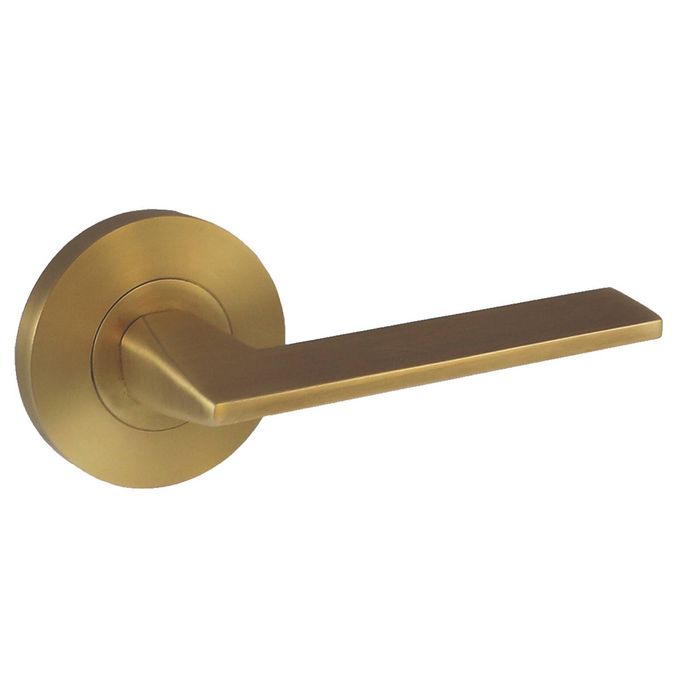 Austyle Builders Choice 63mm Satin Brass Lever Set