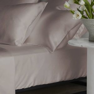 Bedding Co. Fitted Sheet 100% Mulberry Silk 20 Momme Blush Super King