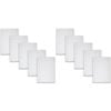 2x 5pc Spirax Writing Pad A4 100-pages Wht Ruled Paper Office/school Stationery