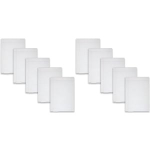 2x 5pc Spirax Writing Pad A4 100-pages Wht Ruled Paper Office/school Stationery