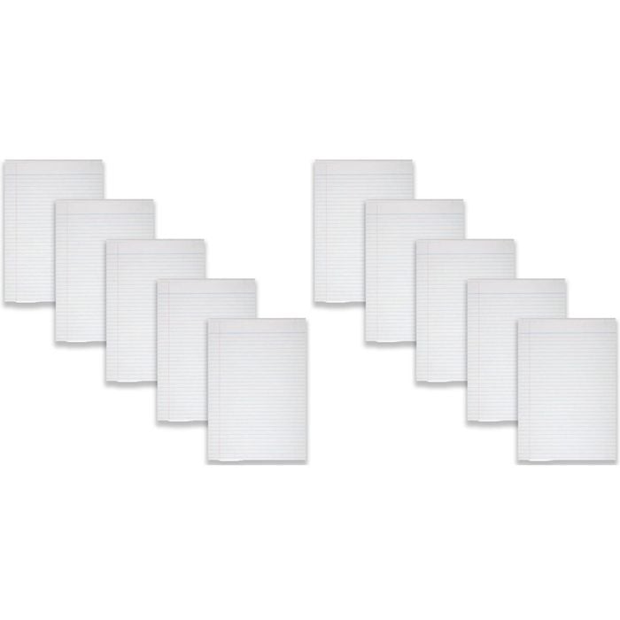 2x 5pc Spirax Writing Pad A4 100-pages Wht Ruled Paper Office/school Stationery