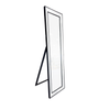 Elegant Collections Free Standing Black Beaded Mirror