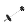 52kg - 180cm Olympic Barbell + Rubber Coated Weight Plate - 20kg x 2
