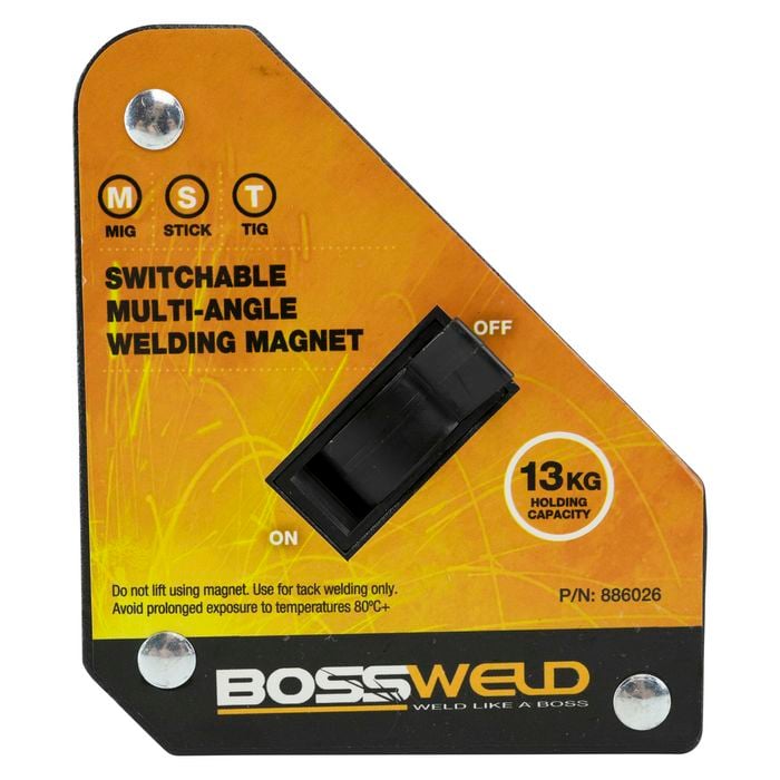 Bossweld 13kg Switchable Multi-Angle Welding Magnet