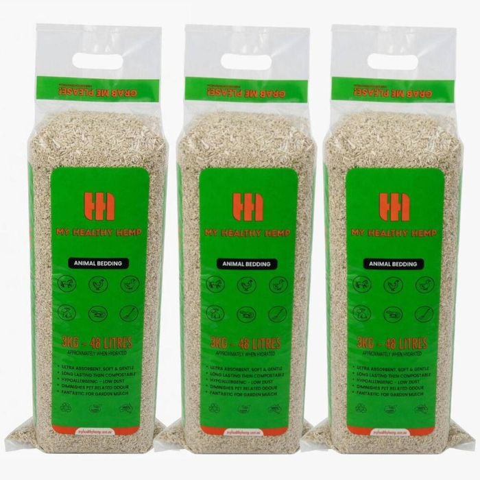 My Healthy Hemp Animal Bedding 3 X 3kg