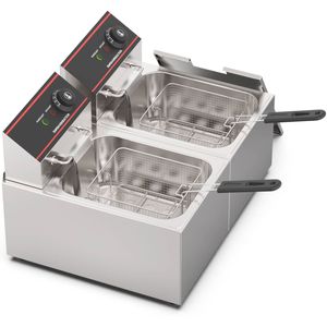 YOPOWER 8L+8L Commercial Deep Fyer 2500W