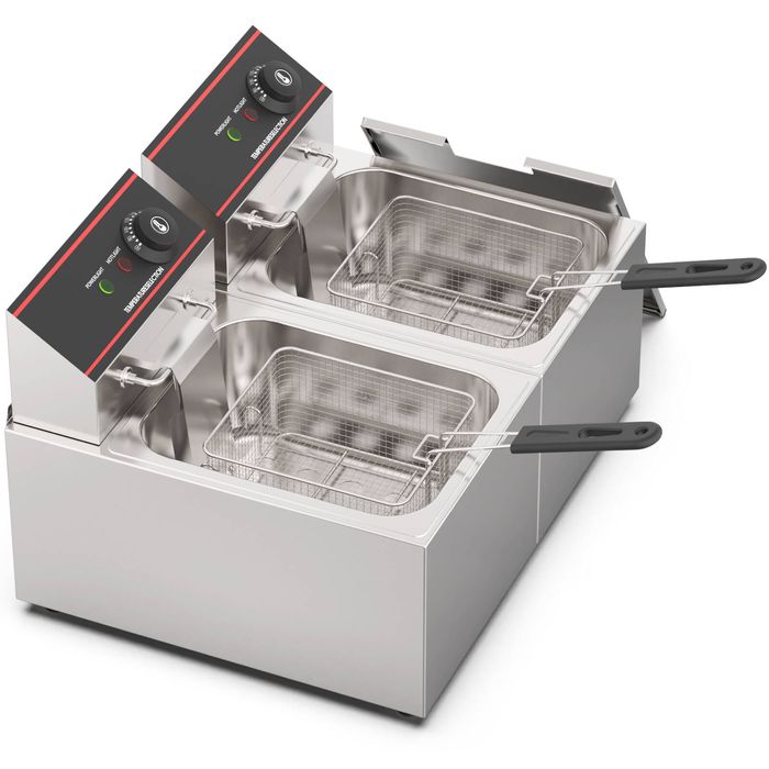 YOPOWER 8L+8L Commercial Deep Fyer 2500W