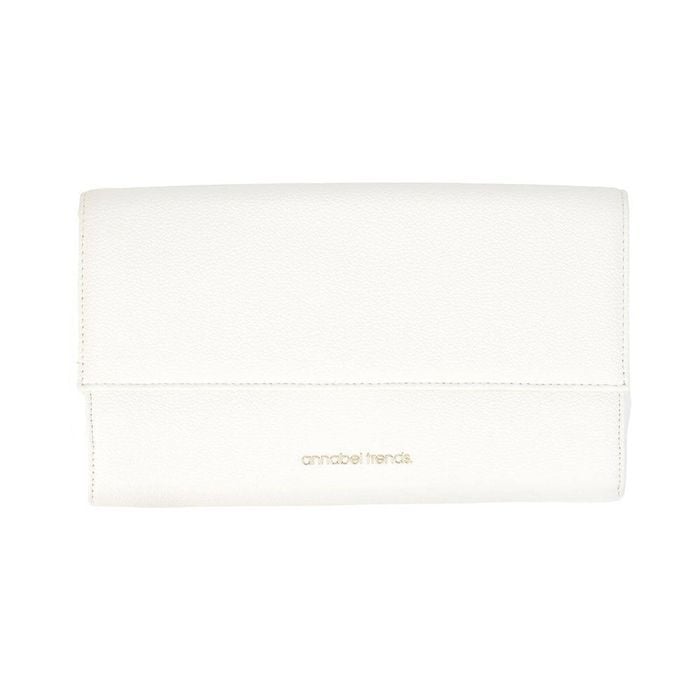 Annabel Trends Vanity Travel Wallet 24x14.5cm Document Holder - White