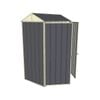 Build-a-Shed 0.8 x 1.5 x 2.1m Gable Double Hinged Doors Shed - Grey