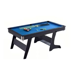 Topone 6ft Home Pool Table Foldable Billiard Table Multi Functional Pool Table Green/blue Felt - Blue