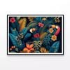 Flowers, Leaves, & Birds  Print 100% Australian Made 90x60cm  (Poster)