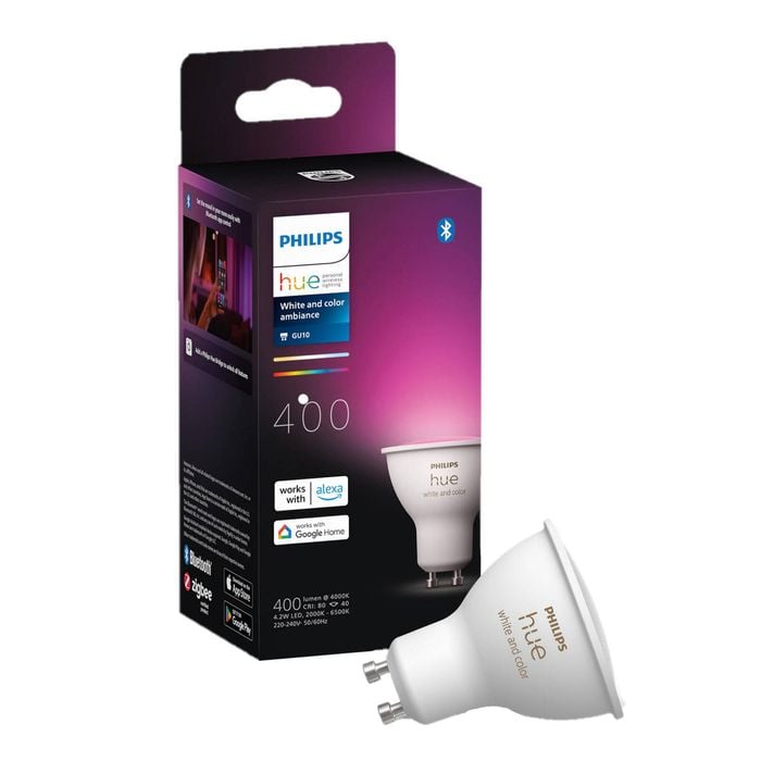 Philips Hue GU10 Colour LED 400Lm 4.2W Smart Globe