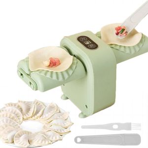 Catzon Automatic Dumpling Maker Easy Operate Kitchen Gadgets-green