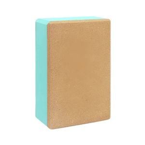 NNEOBA Yoga Block EVA and Cork Stretch Aid