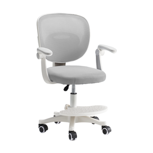 PlayPals Kids Desk Chair, Adjustable Children Study Chair Grey