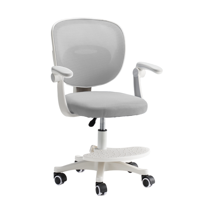 PlayPals Kids Desk Chair, Adjustable Children Study Chair Grey