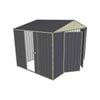 Build-a-Shed 3.0 x 2.3 x 2.3m Double Hinge and Single Sliding Door Shed - Grey